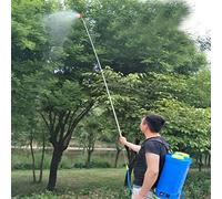 Barra de extensión para pulverizador, 2,6 m, herramienta de manguera de extensión de acero inoxidable para espacio verde