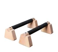 Barra de flexiones de fitness de madera maciza, antideslizante, for tríceps, equipo de ejercicio for el hogar, 1 par Para fitness, gimnasia y aeróbic(25cm)
