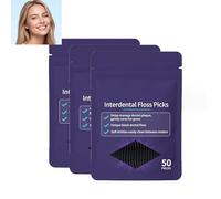Barra de Hilo Dental,Cure Dent Fil Dentaire,Limpieza Eficaz De Los,Plástico,de Barra de Hilo Dental Con Soporte Para Palillos,3pc