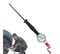 Barra de inflado de neumáticos, adaptador de boquilla de aire de 0 a 220 psi, con válvula de llenado rápido, tubo de metal duradero, diseño de mango, herramienta de inflado de manivela multiusos para