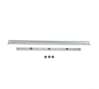 Barra de inglete de aleación de aluminio y pista para sierra de mesa de precisión para carpintería (pista en T de 600 mm + barra de inglete de 450 mm)