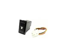 Barra de interruptores de diferencial delantero y trasero con radar de luz LED para coche, botón de encendido y apagado, compatible con Toyota FJ(Radar)