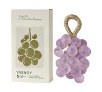 Barra de jabón hecha a mano, lavado de manos realista de uva, jabón decorativo en forma de fruta para cara, manos, cuerpo, baño, ducha, viajes, hogar, mujeres u hombres, 20 x 8,5 cm