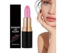 Barra de Labios 4g - Pintalabios con Brillo, Maquillaje de Duradero e Impermeable | Brillo de Efecto Diamante, Hidratante con Brillos Intenso, Ideal para Fiestas, Bodas & Citas