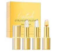 Barra De Labios Efecto Camaleón A Prueba De Transferencia | Brillo Labial Duradero Cambia de Tono | 3 Unidades Pintalabios Antimanchas Duradero Hidratante para Mujer en Desplazamientos y Viajes