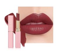 Barra de labios mate superbrillante, bálsamo labial con color superhidratante, color ultrabrillante, acabado brillante en crema natural para labios secos # 04