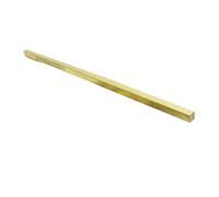 Barra de latón cuadrada, varilla de latón duro de 200 mm y 8 pulgadas, varillas de latón macizo de 5, 6, 8, 10, 12, 15 y 20 mm for material de construcción, 1 pieza(8X8X200mm)