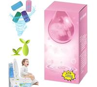 Barra de limpieza concentrada para inodoro, limpiador de inodoros, cuatro aromas de barras de limpieza de inodoro, potente descalcificación, limpieza profunda, frescura duradera (rosa)