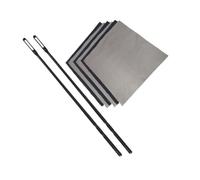 Barra de limpieza de flauta y flauta de tela, práctico limpiador de flautas, 2 colores