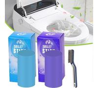 Barra de limpieza de inodoro concentrada mejorada, barras de limpieza de inodoro, potente barra descalcificadora concentrada, limpieza profunda, frescura duradera (2 unidades-b)