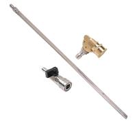 Barra de limpieza de radiadores, limpiador de radiadores portátil, accesorio de limpieza a presión, varilla de agua para canalón, ventana, césped, camión, casa, terraza, jardín