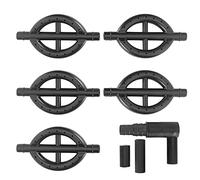 Barra de Lluvia para Filtro de Acuario, Potente Tubo de Goteo para Peceras Saludables, 5,1x2,8 Pulgadas, 5 Piezas