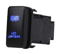Barra de luces LED Interruptor basculante ENCENDIDO-APAGADO Luz LED, 12V Azul LED Auto Car On Off Interruptor basculante Para Hilux Landcruiser VIGO(LED LIGHT BAR Pattern)