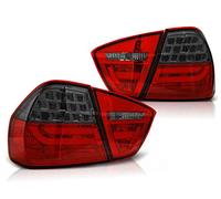 Barra de luces traseras LED compatibles con BMW Serie 3 E90 2005 2006 2007 2008 Saloon GV-714 Juego completo de luces traseras para el lado del conductor y del pasajero, color rojo humo