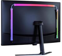 Barra de luz ambiental RGB, barra de luz debajo del monitor, tira LED ambiental trasera de computadora, tira LED de neón de 3 lados, puerto USB de retroiluminación de PC, lámpara de cambio de color