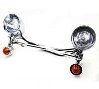 Barra de luz antiniebla con intermitente de conducción para Cruiser Custom Vulcan VN Touring Cruiser Dyna Touring Cruiser V Star Shadow VT VLX
