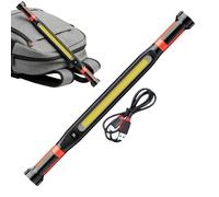 Barra de luz de trabajo recargable: pantalla de energía de batería de 2000 mAh, base giratoria magnética, linterna brillante LED de 4 modos, lámpara de inspección de múltiples ángulos de 52,7 cm | Luz