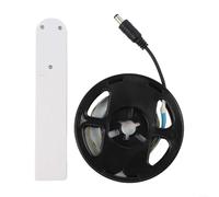 Barra de luz LED con sensor de cuerpo humano de inducción automática para aplicaciones de caja de batería, gabinete y fondo de cama (luz cálida-2M)