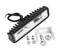 Barra De Luz LED De 6 Pulgadas, 12 A 24V, 16 LED, Bombilla De Haz, Lámpara De Trabajo Auxiliar Para Coche, Luces De Conducción Todoterreno Impermeables, Barra De Luz Automotriz(black)