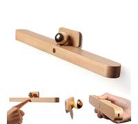 Barra de luz LED de Madera, 30CM Punch Free Touch Control Lámpara con Batería Recargable, Ajustable 360° Rotación de Luces de Noche de Pared Lámpara Magnética para Armario de Cabecera Espejo Pasillo