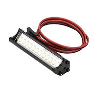 Barra de Luz LED para Coche RC, Luz de Barras Brillante 55mm Accesorio de Iluminación para Crawler, Compatible con Axial SCX10 II 90046 90048 y Otros Modelos 1:10