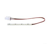 Barra de luz LED para refrigerador Haier Modelo BCD-455WDGB Iluminación brillante de bajo consumo Fácil instalación Ajuste a medida 9cm Fibra Color como se muestra