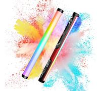 Barra de luz LED para Video GVM para fotografía, lámpara de Video RGB de 60 cm 25 W, 2700 K-10000 K, luz de Estudio con 12 Efectos de Escena para fotografía, Estudio e iluminación de Youtube, DMX/App