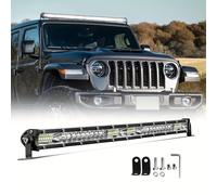 Barra de Luz LED Ultra y Delgada, 11 Pulgadas 21 Pulgadas - Barra de Luz LED Blanca para 12V 24V, Luz de Trabajo LED para ATV, SUV, UTV, Conducción 4x4 ATV SUV Barco