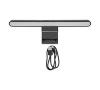 Barra de Luz para Monitor de Computadora Portátil, Lámpara de Trabajo LED de Lectura USB E, Brillo/Color Ajustable, Sin Destellos de Pantalla, Lámpara Trabajo LED Lectura 9.8 Pulgadas Cuidado