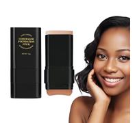 Barra de maquillaje - Base en barra de 15 g, Barras multiusos de cobertura total, Base de maquillaje facial | Crema correctora hidratante ajustable para mujeres y hombres, cubierta correctora de impri