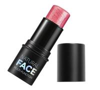 Barra de Maquillaje Iluminador Facial, Contorno y Brillo, Plástico | Retoques Rápidos y Fiesta, Lados y Puente Nasal, Uso Fácil, Portátil, para Entusiastas y Oficina
