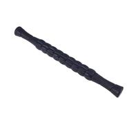 Barra de Masaje Negra de Goma, Rodillo Muscular Ergonómico | Control de Presión, Sistema de Bola y Varilla, Mangos Tipo Bicicleta, Portátil para Alivio y Fisioterapia