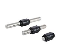 Barra de medición estándar de acero inoxidable, Juego de barra de referencia y bloque de calibración de micrómetro de 25-200 mm con anillo de 25 mm for calibrador(42MM-110MM)