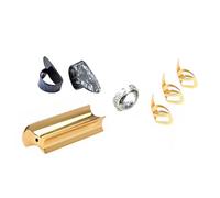 Barra de metal de alta calidad para guitarra, diseño ergonómico para guitarras acústicas eléctricas, compactas, tobogán de guitarra para instrumentos de cuerda