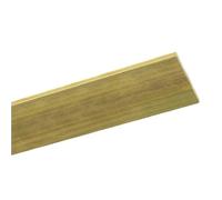 Barra de metal rectangular sólida for manualidades, fácil de cortar, placa de latón H59, tira plana, 1 pieza(250 * 2 * 10MM)