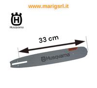 Barra de motosierra HUSQVARNA 33 cm .325 espesor 1,3 56 mallas originales