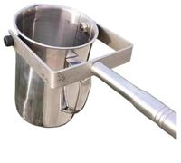 Barra de muestreo de agua con muestreo vertical retráctil y cubo de 1000 ml para pruebas ambientales y muestreo de calidad del agua