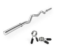 Barra de musculación con clip de resorte VirtuFit 120x2,8x2,8 cm Unisex