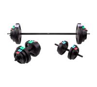 Barra de musculación y mancuernas HMS SGSP60 62 kg Unisex