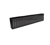 Barra de nivel de audio RGB activada por sonido LED para pantalla de espectro con micrófono integrado para salpicadero de coche, decoración de escritorio, 25,5 cm, color negro (carcasa negra)