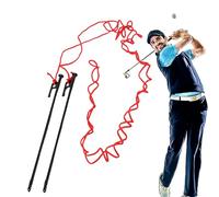 Barra de orientación de golf - Herramienta de entrenamiento con conexión de cuerda | Manual de swing visual portátil para sesiones al aire libre, corrector preciso para todas las cualificaciones