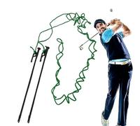 Barra de orientación de golf - Herramienta de entrenamiento con conexión de cuerda | Manual de swing visual portátil para sesiones al aire libre, corrector preciso para todas las cualificaciones