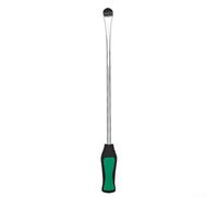 Barra de palanca de neumáticos multifunción para coche, camión, motocicleta, eliminación de llantas y rotura de cuentas con mango verde ergonómico hecho de acero al carbono para reparación de garaje