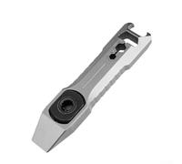 Barra de palanca de titanio, herramienta múltiple TC4 de 3.9 pulgadas con llave hexagonal y destornillador, herramienta compacta EDC utilidad para uso en el taller en el hogar