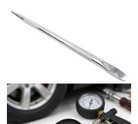 Barra de palanca forjada robusta para uso de palanca, construcción de acero de manganeso 45, doble extremo, redondo y plano para tareas mecánicas y automotrices (A)