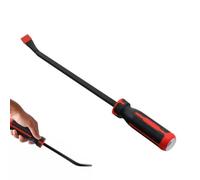 Barra de palanca larga de 8/12/18 pulgadas multifunción para retenedor de coche, herramientas resistentes al desgaste, extractor de clavos, juego de acero vanadio en ángulo abierto, 12 unidades, mango