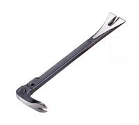 Barra de palanca profesional de doble punta hecha de acero de alto carbono para demolición de construcción y extracción de clavos, agarre ergonómico de 30,5 cm (B)