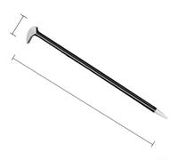 Barra de para palanca de para acero al Manganeso, Ergonómico Antideslizante para Reparación Automotriz y Hogar, Juego de Herramientas Manuales(3PC)
