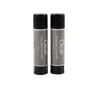 Barra de pegamento - 10 gr - Transparente - 2 pcs - Alta calidad para papel