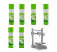 Barra de pegamento para impresora 3D, 6 piezas de suministros y accesorios para manualidades, adhesivo para impresión 3D, para placas PEI, modelos planos, talleres de hobby